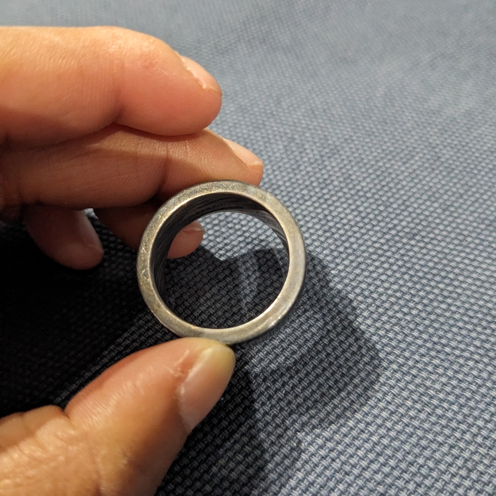 Authentic Tiffany Coin Ridge Ring - Picture 4 of 5